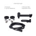 Комплект 2 в 1: підлоговий унітаз Qtap Scorpio Matt Black QT14226088AMB + набір гігієнічного душу Lidz Aria Black LDARI110BLA43394