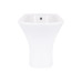Біде для підлоги Qtap Presto Quadro 525×340×400 мм, White QTPRE29W49124