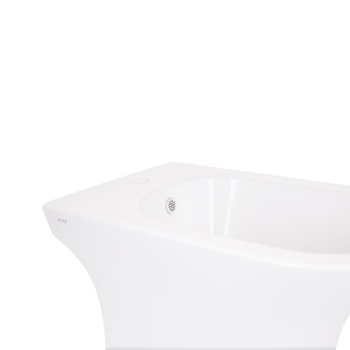 Біде для підлоги Qtap Presto Quadro 525×340×400 мм, White QTPRE29W49124