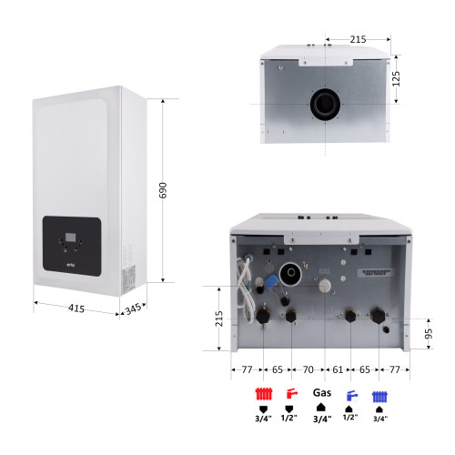 Котел газовий Airfel Optimum Premix 30 кВт