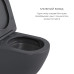 Комплект Qtap Robin Anthracite 3 в 1: унітаз підвісний Ultra Quiet + біде підвісне + накладна раковина QTROBAN49157