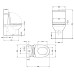 Унітаз для підлоги Qtap Evia Ultra Quiet 630×350×795 мм з сидінням Soft-close, White QTEVI27W49258