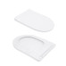 Унітаз для підлоги Qtap Evia Ultra Quiet 630×350×795 мм з сидінням Soft-close, White QTEVI27W49258