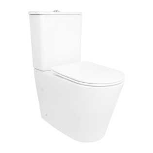 Унітаз для підлоги Qtap Arvin Ultra Quiet 630×350×795 мм з сидінням Soft-close, White QTARV27W49259