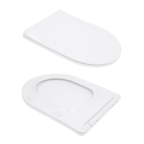 Унітаз для підлоги Qtap Arvin Ultra Quiet 630×350×795 мм з сидінням Soft-close, White QTARV27W49259