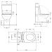 Унітаз для підлоги Qtap Leo Ultra Quiet 620×355×790 мм з сидінням Soft-close, White QTLEO27W49261