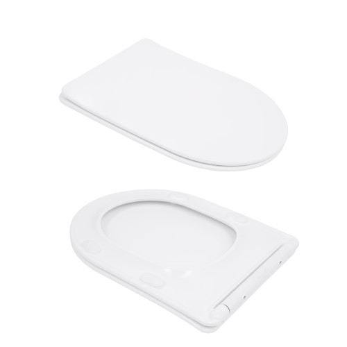 Унітаз для підлоги Qtap Leo Ultra Quiet 620×355×790 мм з сидінням Soft-close, White QTLEO27W49261