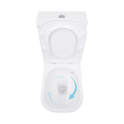 Унітаз підлоговий Qtap Aquarius Ultra Quiet 620×355×790 мм із сидінням Soft-close, White QTAQAW27W49262