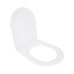 Сидіння для унітазу Qtap (Evia, Arvin, Leo 630) 410x330x22 мм, White, з мікроліфтом, Slim Duroplast, Quick Release QTSC179W49264