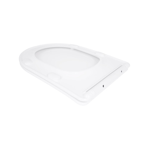 Сидіння для унітазу Qtap (Evia, Arvin, Leo 630) 410x330x22 мм, White, з мікроліфтом, Slim Duroplast, Quick Release QTSC179W49264
