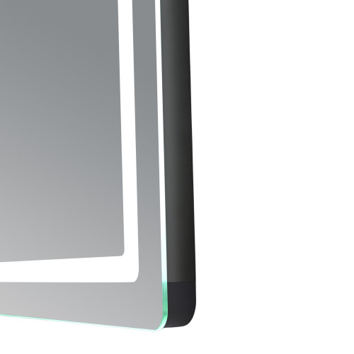 Дзеркало Qtap Mideya (MI2) 800х600 з годинником, з LED-підсвічуванням Touch, з антизапітнінням, диммером, рег. яскравості QTMID80060049265