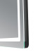 Дзеркало Qtap Mideya (MI2) 1000х800 з годинником, з LED-підсвічуванням Touch, з антизапітнінням, диммером, рег. яскравості QTMID100080049266