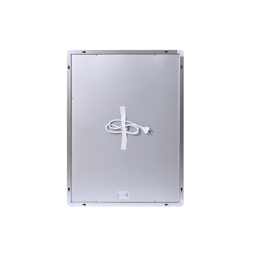 Дзеркало Qtap Mideya (MI2) 600х800 з годинником, з LED-підсвічуванням Touch, з антизапітнінням, диммером, рег. яскравості QTMID60080049627