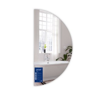 Дзеркало Qtap Taurus HR1200 з LED-підсвічуванням Touch, з антизапотіванням, з димером, рег. темп. кольори (3000-6500K) QTTAUHR1200