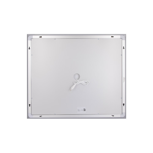 Дзеркало Lidz Kubis (KU1) 700х600 з LED-підсвічуванням Touch, з антизапотіванням, з димером, рег. яскравості LDKU60070049285