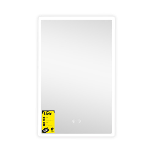 Дзеркало Lidz Orion (OR2) 500х800 з LED-підсвічуванням Touch, з антизапотіванням, з диммером, рег. яскравості LDOR50080049291