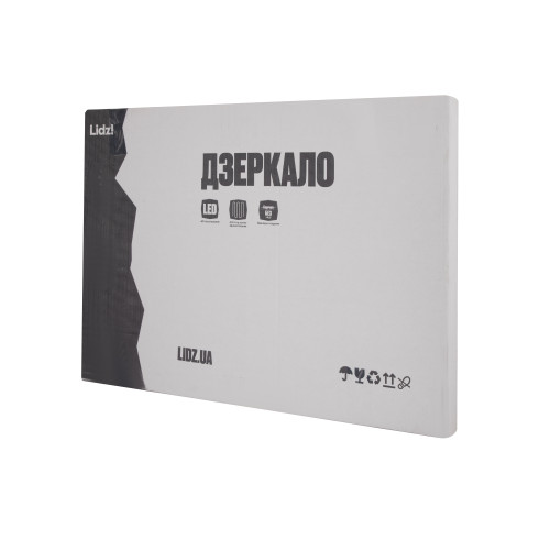 Дзеркало Lidz Orion (OR2) 500х800 з LED-підсвічуванням Touch, з антизапотіванням, з диммером, рег. яскравості LDOR50080049291