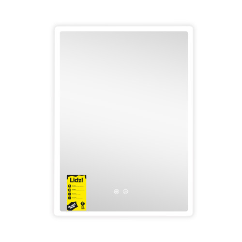 Дзеркало Lidz Orion (OR2) 600х800 з LED-підсвічуванням Touch, з антизапітнінням, з диммером, рег. яскравості LDOR60080049292