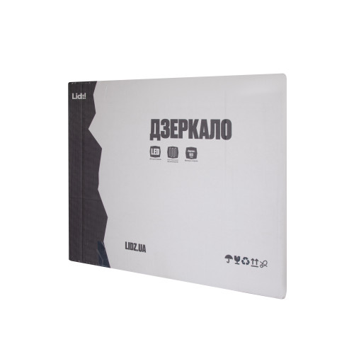 Дзеркало Lidz Orion (OR2) 700х800 з LED-підсвічуванням Touch, з антизапотіванням, з димером, рег. яскравості LDOR70080049293