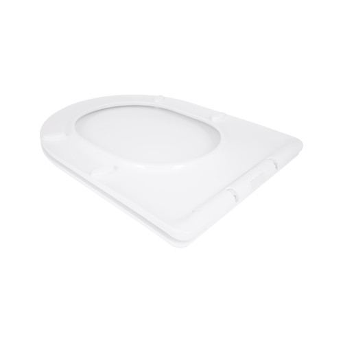 Сидіння для унітазу Qtap (Taurus 520) 455x365x38 мм, White, з мікроліфтом, Slim Duroplast, Quick Release QTSC179W49384