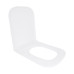 Сидіння для унітазу Qtap (Gemini 490) 428x344x37,5 мм, White, з мікроліфтом, Slim Duroplast, Quick Release QTSC179W49385