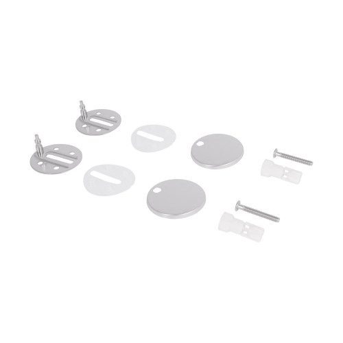 Сидіння для унітазу Qtap (Gemini 490) 428x344x37,5 мм, White, з мікроліфтом, Slim Duroplast, Quick Release QTSC179W49385