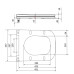 Сидіння для унітазу Qtap (Gemini 520) 448x357x38,5 мм, White, з мікроліфтом, Slim Duroplast, Quick Release QTSC179W49386