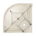 Душовий бокс Lidz Tani SB100x100.SAT.LOW.FR, скло Frost 4 мм