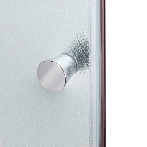 Душовий бокс Lidz Kubis SB90x90.SAT.LOW.FR, скло Frost 4 мм