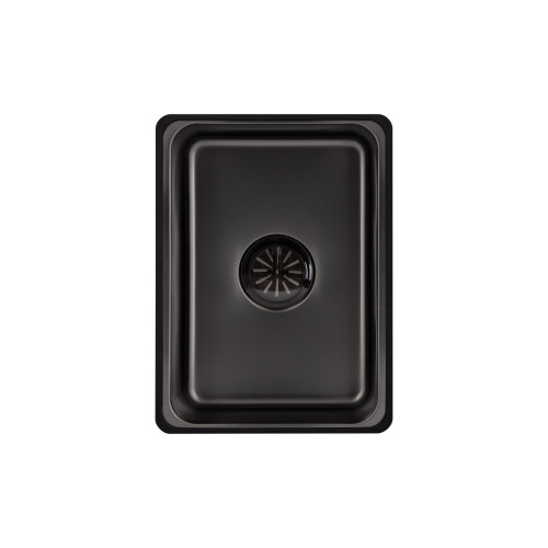 Мийка для кухні інтегрована Lidz Handmade H6845HB Decor Black PVD Honeycomb 3,0/1,0 мм LDH6845HDECBLM49445