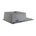 Мийка для кухні інтегрована Lidz Handmade Max 500 H7849R Brushed Steel, 3,0/1,0 мм, крило праворуч, збільшена чаша LDH7849RBRU49464