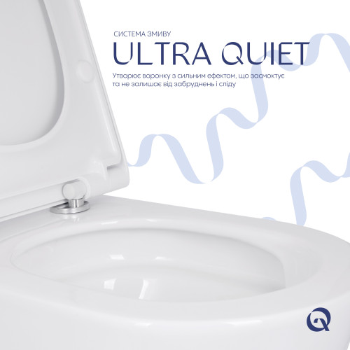 Унітаз підвісний Qtap Scorpio ML Ultra Quiet 520×365×365 мм, із сидінням Soft-close MagLock, White QTSCOML26W49624