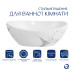 Раковина накладна Qtap Dove 415x340x140 мм, Marble, овальна, з донним клапаном QTDOV188SB49785
