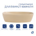 Раковина накладна Qtap Cardinal 500х380х140 мм, Beige, прямокутна, з донним клапаном QTCAR188SB49825