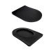 Унітаз підвісний Qtap Taurus Ultra Quiet 515×360×350 мм, Matt Black, з сидінням Slim Duroplast / Soft-close / Quick Release QTTAU28BLM50504