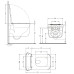 Унітаз підвісний Qtap Gemini Ultra Quiet 485×340×350 мм, Matt Black, з сидінням Slim Duroplast / Soft-close / Quick Release QTGEM28BLM50505