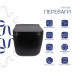 Унітаз підвісний Qtap Gemini Ultra Quiet 485×340×350 мм, Matt Black, з сидінням Slim Duroplast / Soft-close / Quick Release QTGEM28BLM50505