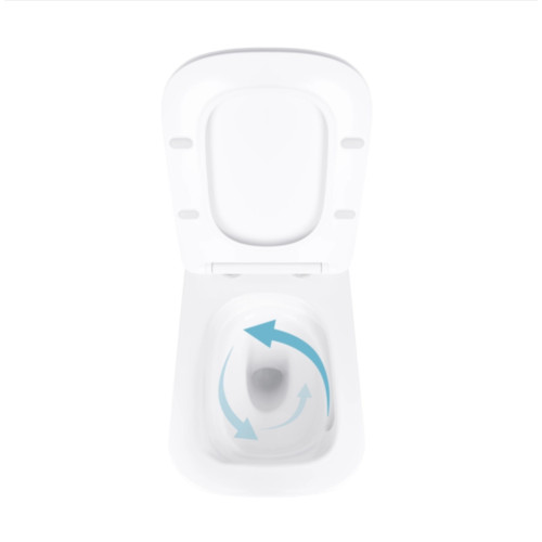 Готове рішення Qtap для ванної кімнати: унітаз підвісний Tern Ultra Quiet 525x345x360 + комплект інсталяції Standard (лінійна кнопка Black)