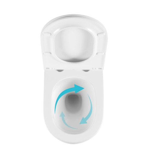 Готове рішення Qtap для ванної кімнати: підвісний унітаз Taurus Ultra Quiet 515x360x350 + комплект встановлення Standard (кругла кнопка Black)