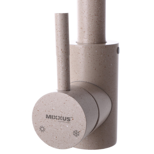 Змішувач для кухні MIXXUS SUS-011 BEIGE з нерж. сталі SUS304 (Колір бежевий) (SS2791)