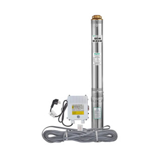 Насос скважинный центробежный Taifu 4STM 6/15+50M +пульт Н=105м, Q=8,4м3, P=1500Вт, каб.50м,1,25