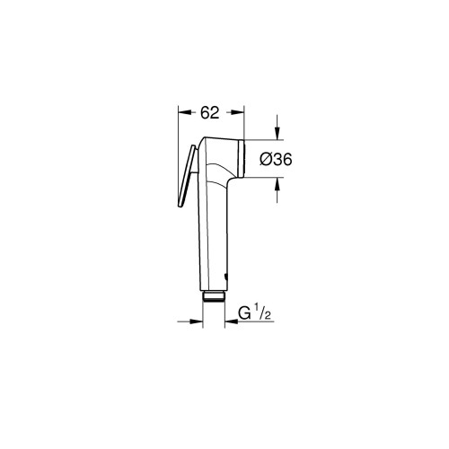 Набор для гигиенического душа Grohe BauLoop New (UA11104202)
