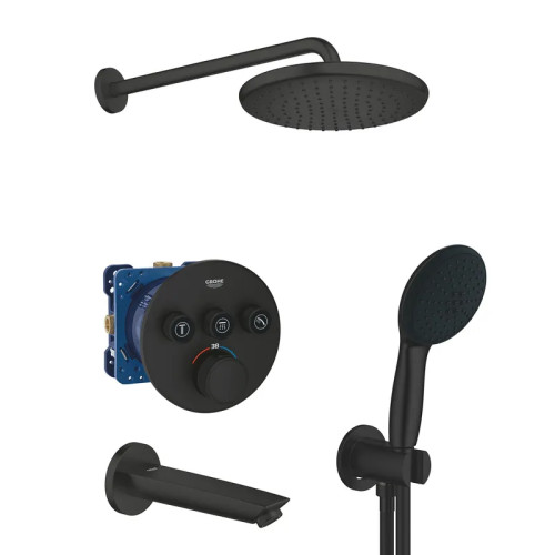 Набір для комплектації ванни та душу Grohe Grohtherm SmartControl із New Tempesta 250 (UA26415SC10)