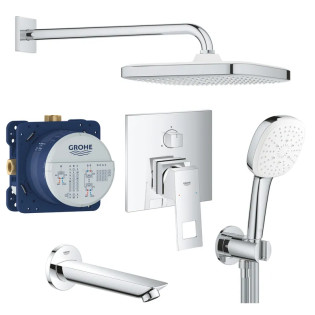 Набір для комплектації ванни Grohe Eurocube із Tempesta Cube 250 (UA26417SC0)