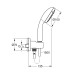Набор для душа (33556003+26406001) Grohe Eurosmart UA33556002 (UA33556002)