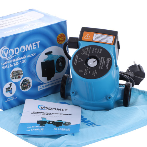 Насос циркуляційний Vodomet VM25/60-130 з кабелем без гайок (VO0003)
