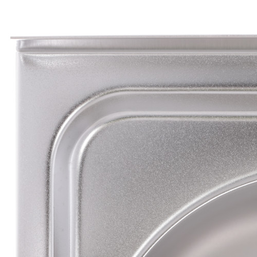 Мийка кухонна Zerix Z8050D-08-180E DOUBLE (Satin) (ZM0569)