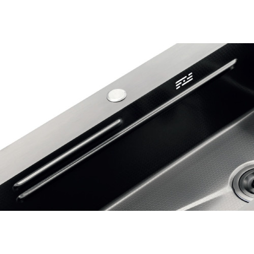 Мийка з нерж. сталі ZERIX ZH6845-SET-05 DECOR NANO-SILVER (3.0/0.8) КОМПЛЕКТ (колір нержавіюча сталь) (ZM5589)