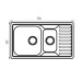 Мийка кухонна Zerix Z7850A-08-180MD Armonia (micro decor) (ZS0577)