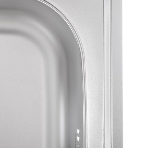 Кухонная мойка накладная ZerixZ5050-04-160E (Satin) (ZX1608)